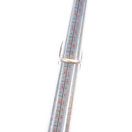 sz7 Lee Yazzie Navajo vintage sterling silver high grade turquoise ring