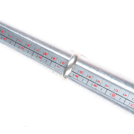 sz7.5 Frank Vacit Zuni sterling silver turquoise inlay long ring