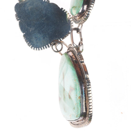 Vintage Spencer Navajo Royston turquoise sterling silver necklace