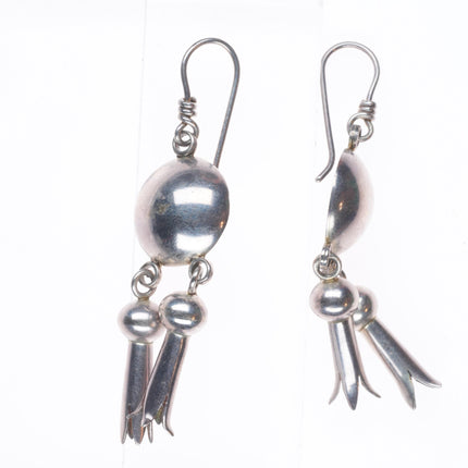 Jim Bitsui Navajo for Rocking Horse Ranch sterling silver pomegranate earrings