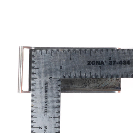 Vintage Hopi Overlay Hopicrafts Snake sterling silver belt buckle