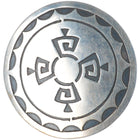 Big vintage Willie Yazzie Navajo sterling silver geometric pendant/pin-brooch