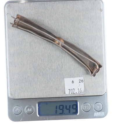 Fred Peshlakai Navajo (1896-1974) Biography sterling silver large hair barrette