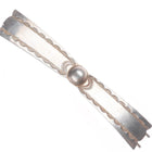 Fred Peshlakai Navajo (1896-1974) Biography sterling silver large hair barrette