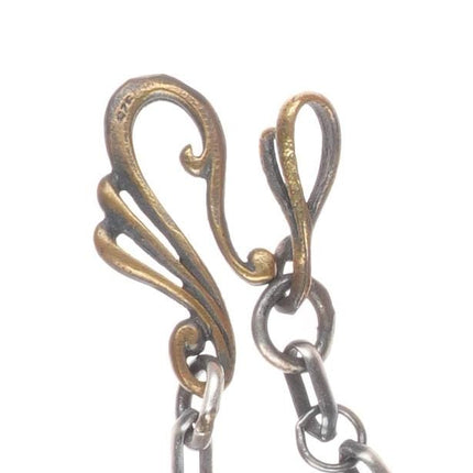 Shawn Cayatineto Navajo sterling silver, turquoise, coral, labradorite necklace