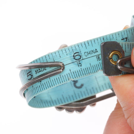 5.5"-7" Vintage Southwestern/Navajo sterling silver-turquoise cuff bracelet lot