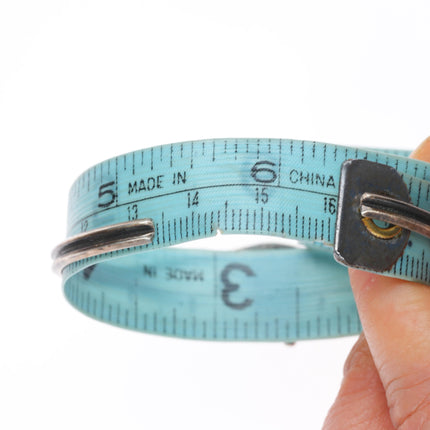 6"-7.1" Vintage Southwestern/Navajo sterling silver-turquoise cuff bracelet lot