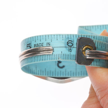 6"-7.1" Vintage Southwestern/Navajo sterling silver-turquoise cuff bracelet lot