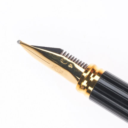 S.T. Dupont French Art Nouveau Fountain Pen and rollerball 18k gold nib