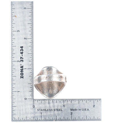 sz12 BJ Vintage Navajo sterling silver turquoise eagle men's ring