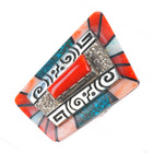 sz10 Philbert Begay Navajo opal/turquoise/coral inlay sterling silver ring