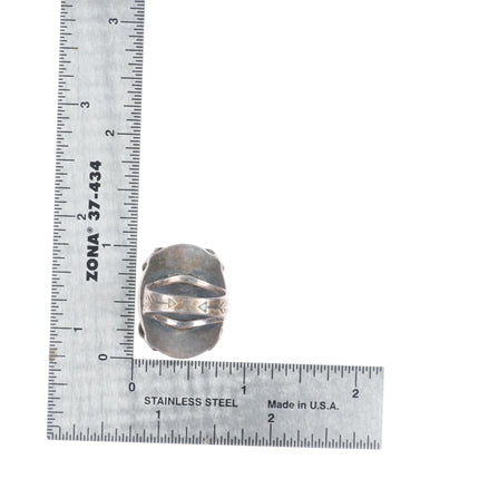 c1940's Vintage Navajo/Fred Harvey era #8 turquoise sterling silver ring