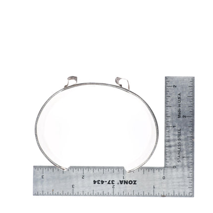 7.4" Victor Coochwytewa Hopi overlay large watch cuff bracelet sterling silver