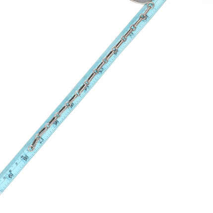 Heavy vintage Navajo sterling silver/turquoise desert blossom necklace