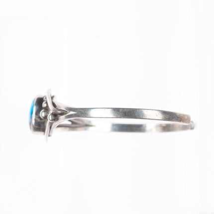 6.2" Vintage Bisbee Bob turquoise sterling silver cuff bracelet