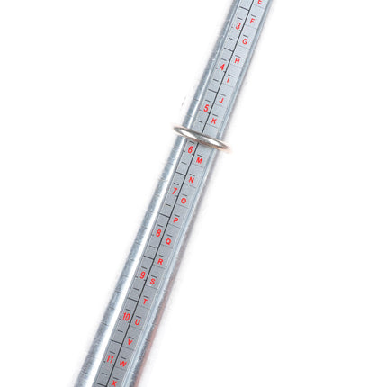 sz6 Vintage Zuni sterling silver flush inlay turquoise ring