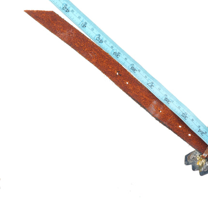 41" Vintage Navajo sterling silver with turquoise butterfly concho belt