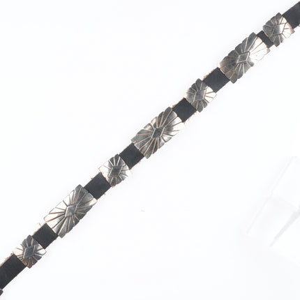 25" Vintage Navajo sterling silver Hatband concho belt