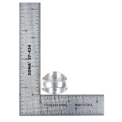 sz10.5 FG Zuni vintage sterling silver turquoise men's ring