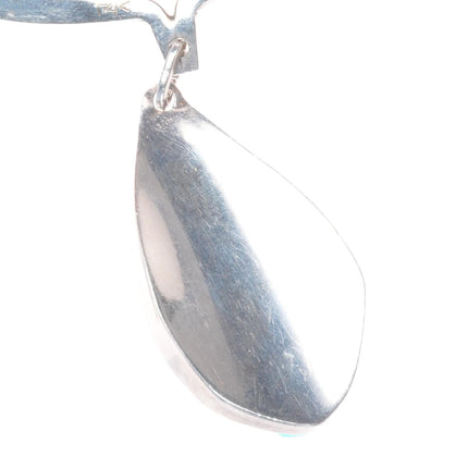 Richard Chavez Kewa sterling silver Black Jade-turquoise-coral necklace/earrings