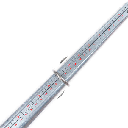 sz8 c1976 Navajo patriotic turquoise/coral/shell sterling silver ring