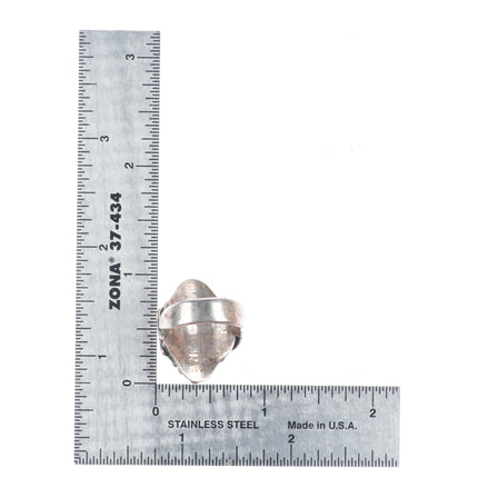 sz6.5 Vintage Navajo sterling silver high grade turquoise ring