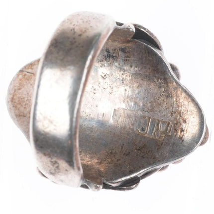 sz6.5 Vintage Navajo sterling silver high grade turquoise ring