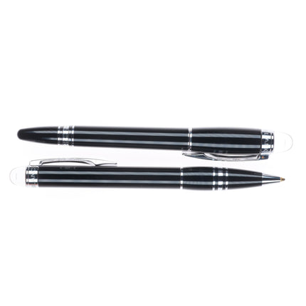 German Montblanc Black Resin Starwalker Ballpoint Pen set