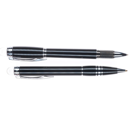 German Montblanc Black Resin Starwalker Ballpoint Pen set