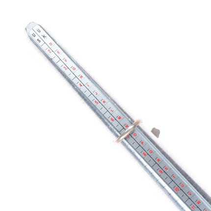 sz7 vintage Lucy Ceshu Zuni sterling silver magpie channel inlay ring