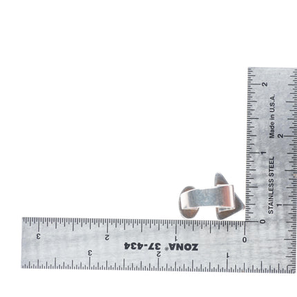 sz7 Vintage southwestern modernist Royston turquoise sterling silver ring