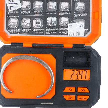 6.25" c1950 Vintage Zuni sterling silver Sleeping Beauty turquoise cuff bracelet