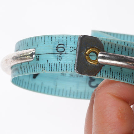 6.1" retro 14k gold/Sterling silver Emerald/Amethyst modernist cuff bracelet