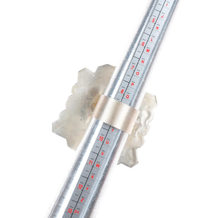 sz9-Adjustable Huge Jacob Troncosa San Felipe sterling silver turquoise ring