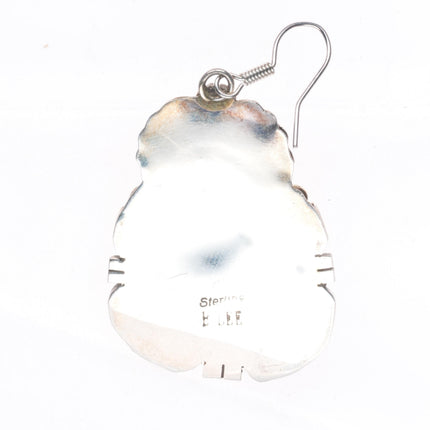 Betta Lee Navajo Sterling silver White Buffalo necklace and earrings set