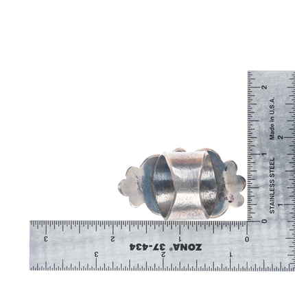 sz12 heavy Chimney Butte Navajo Larimar sterling silver men's ring