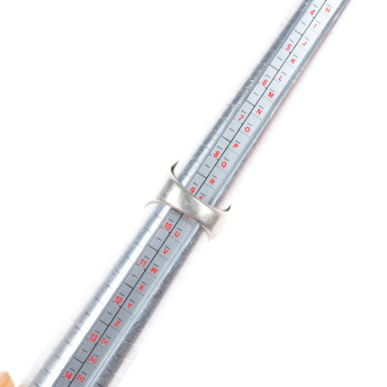 sz9.5 Henry & Linda Barber Navajo sterling silver patriotic American eagle ring