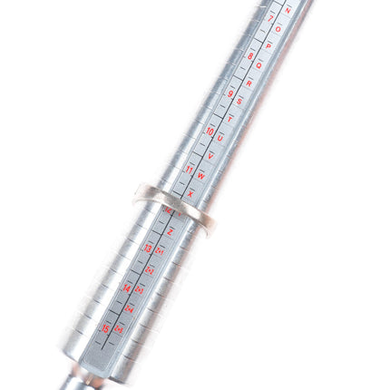 sz12 Ray Tracey Knifewing Navajo sterling silver onyx channel inlay ring