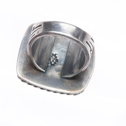 sz10.5 Vintage Kabana southwestern Sterling silver #3 Pool ball ring
