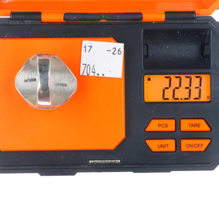 sz13 Robert Shakey Navajo sterling silver branch coral cluster men's ring