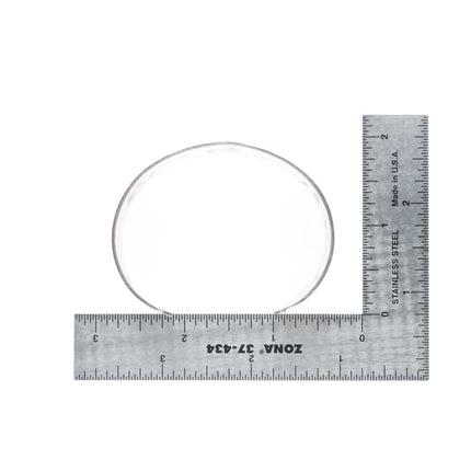 6.5" Vintage Navajo sterling silver cuff bracelet with overlay geometric designs