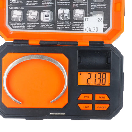 6.1" c1950's Bisbee Turquoise Zuni sterling silver inlay stacker cuff bracelet