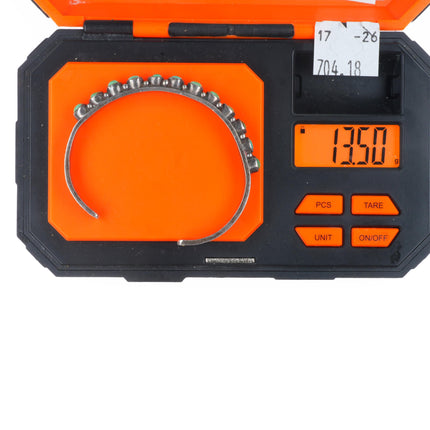 6" 1930's Zuni snake eye turquoise stamped sides cuff bracelet sterling silver