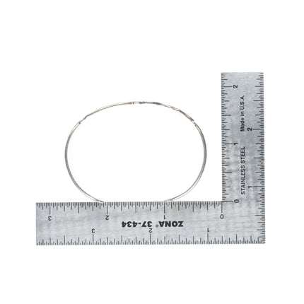 6.25" Kyle Leister modernist 14k gold/Sterling silver cuff bracelet