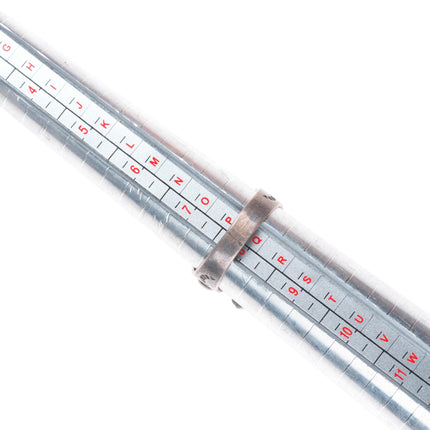 sz8 1940's Navajo/Fred Harvey sterling silver carved turquoise arrowhead ring