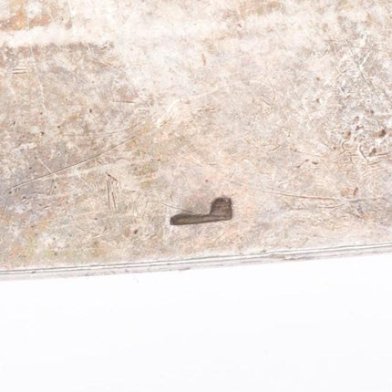 1.25" Joe Coochyumptewa Hopi overlay jumping deer belt buckle sterling silver