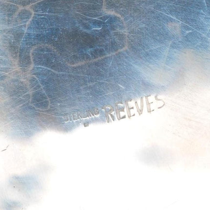 1.5" Gary Reeves Navajo sterling silver carved turquoise nugget belt buckle