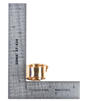 sz7 Guild 14k yellow gold Cognac Citrine and Diamond ring