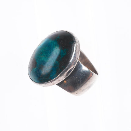 sz7 Vintage MK southwestern sterling silver Arizona Azurite size 7 ring
