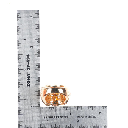 sz5.5 14k yellow gold .75cttw Diamond Sonia B Bitton domed cocktail ring
